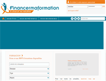 Tablet Screenshot of financermaformation.com